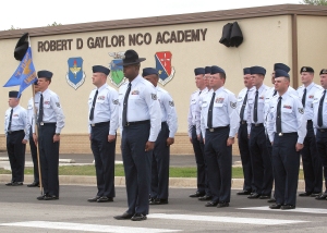 Graduating Class at Lackland NCO Academy(USAF Photo, Robbin Cresswell)